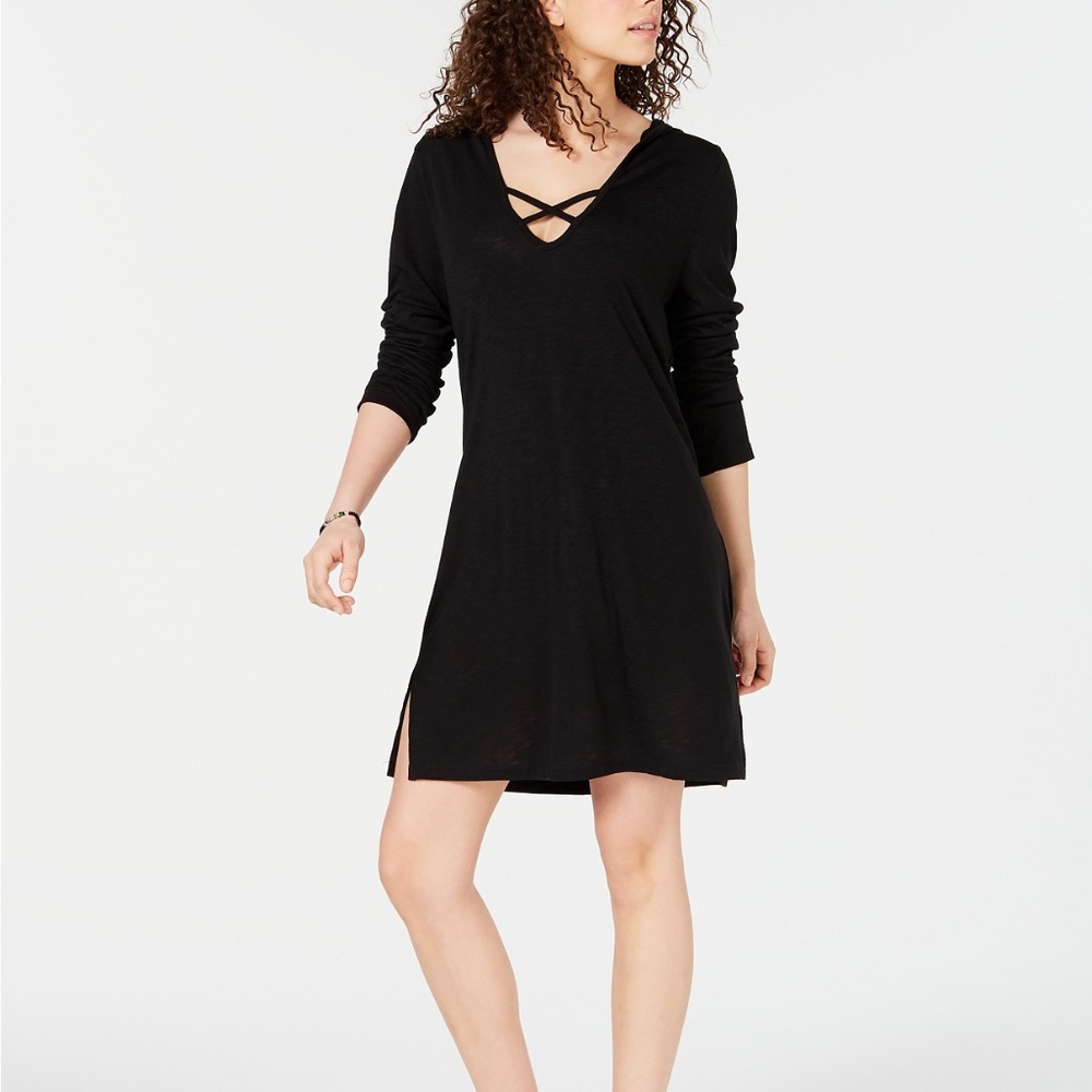 Miken Long Sleeve Hoodie Swim Cover Up S